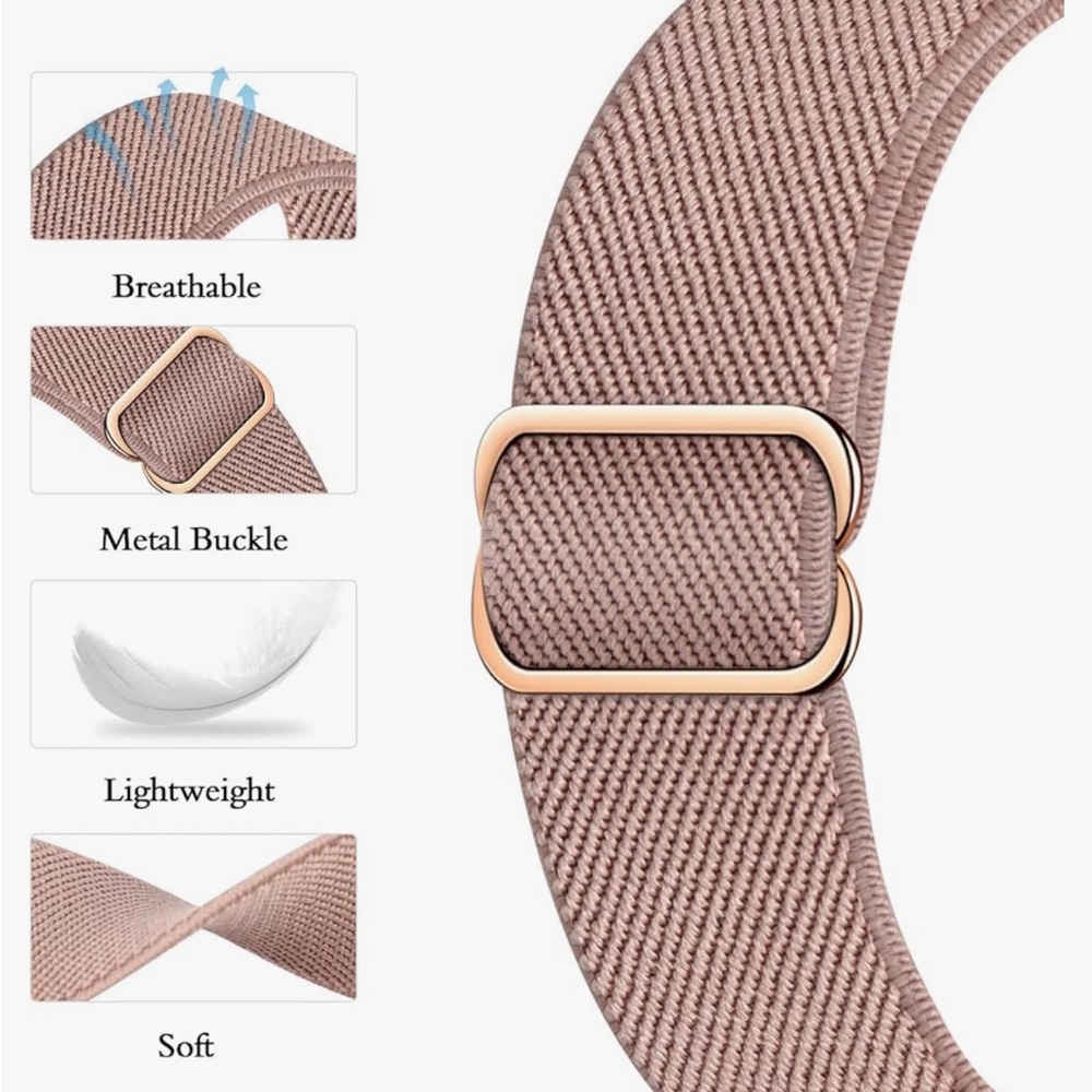 Stretchy Nylon Band Compatible with Apple Watch Band